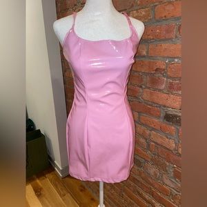 Pretty Little Thing Leather Dress